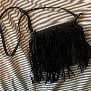 Fringe crossbody purse